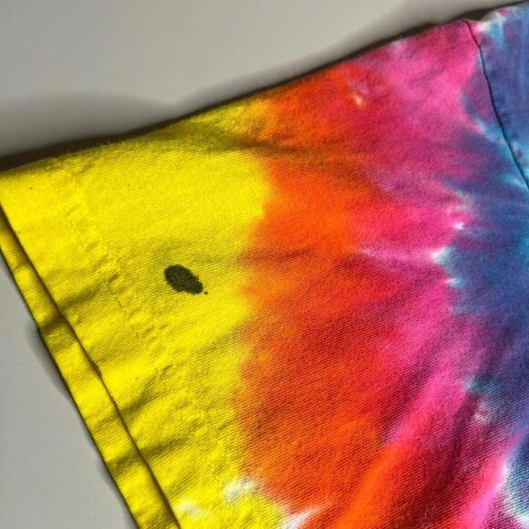 Vintage 2002 Liquid Blue The Rolling Stones Tie-Dye Band T-Shirt Size XL 90s Y2K - Picture 10 of 10